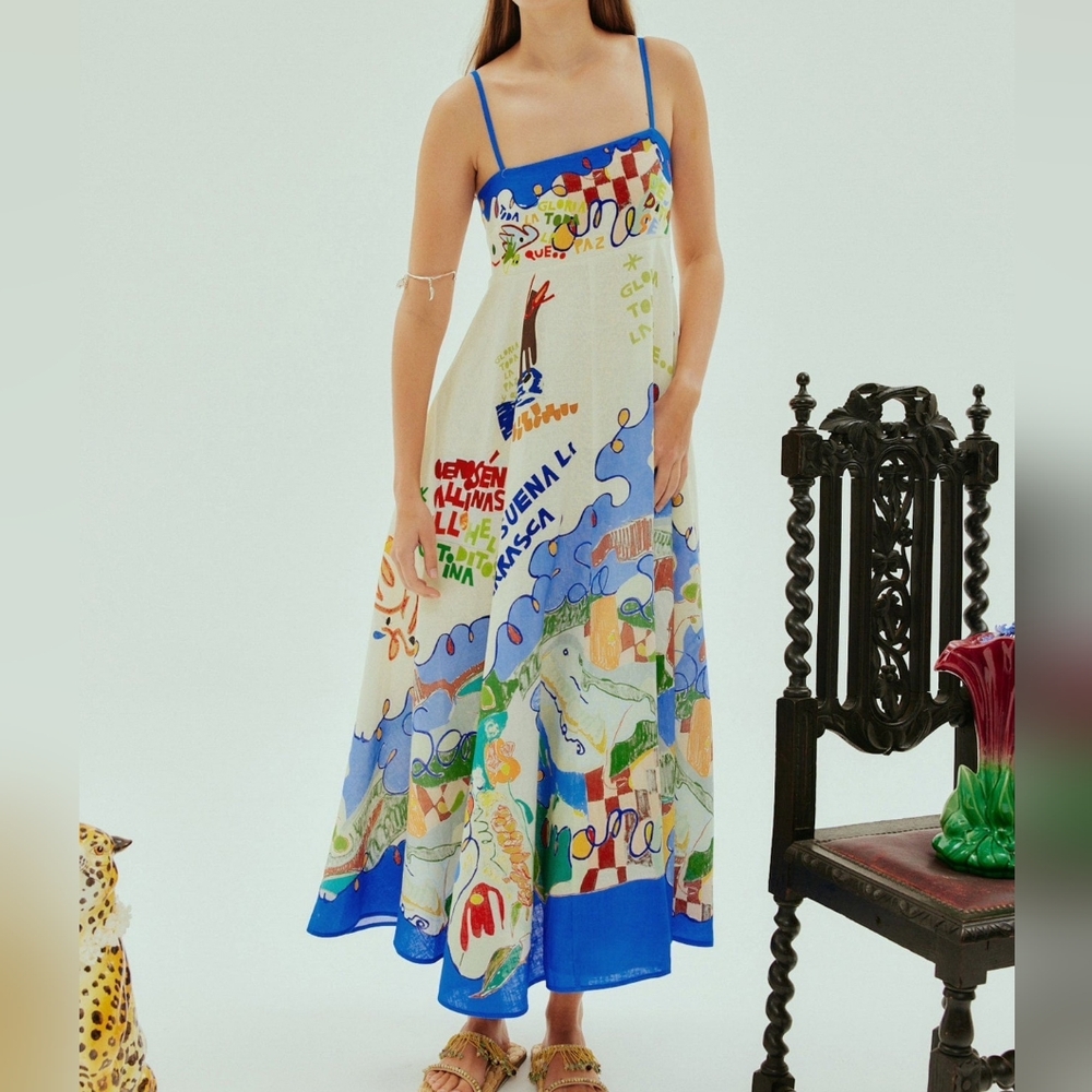 Alemais Colorful Printed Maxi Dress - Picture 4 of 13